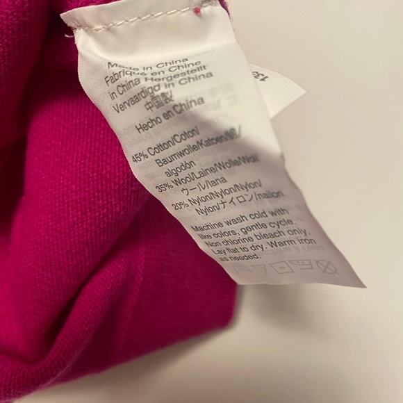 J. Crew Women's Fuchsia Sweater NEW - Picture 4 of 4